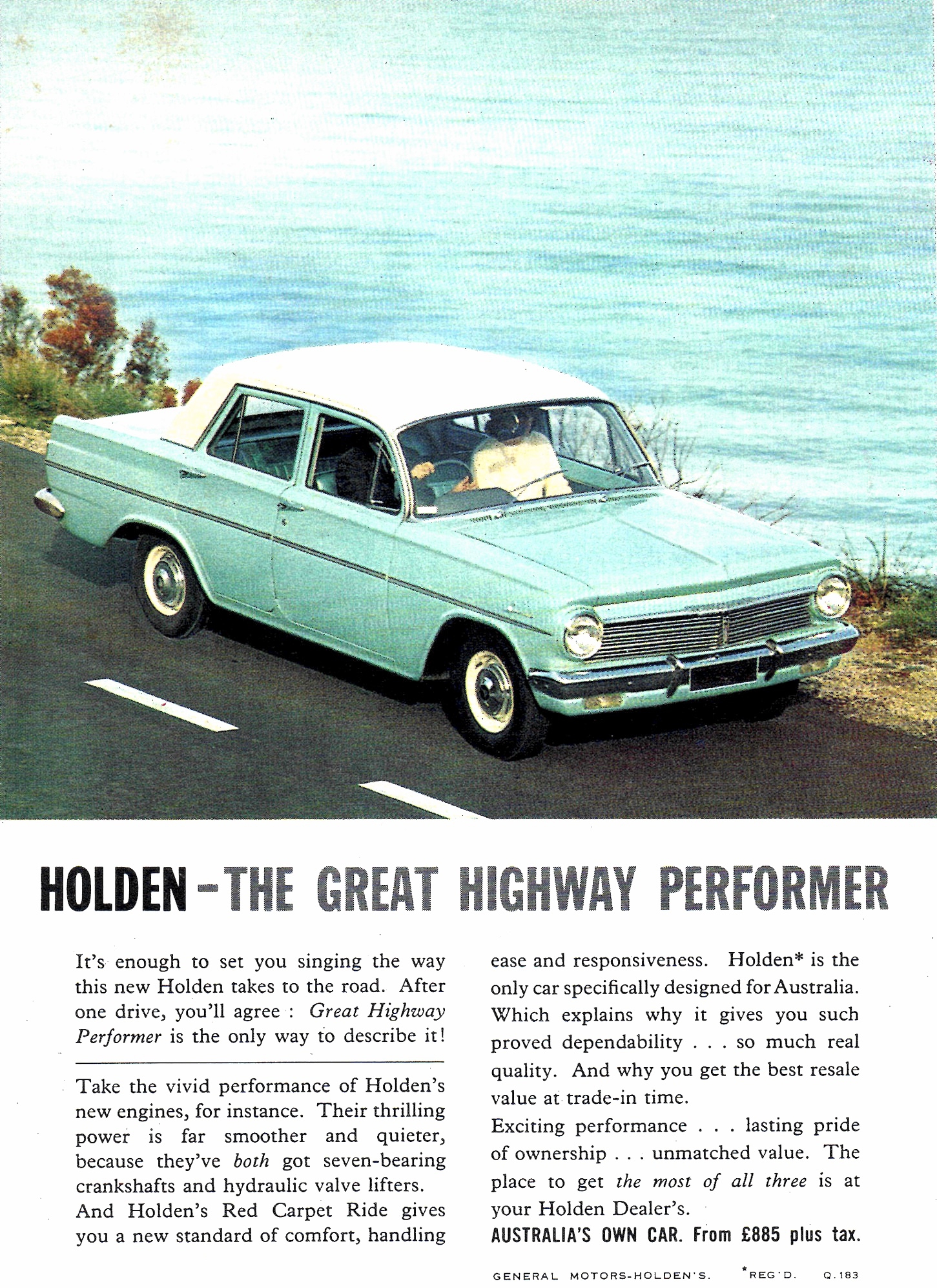 1964 Holden EH Special Sedan - The Great Highway Performer